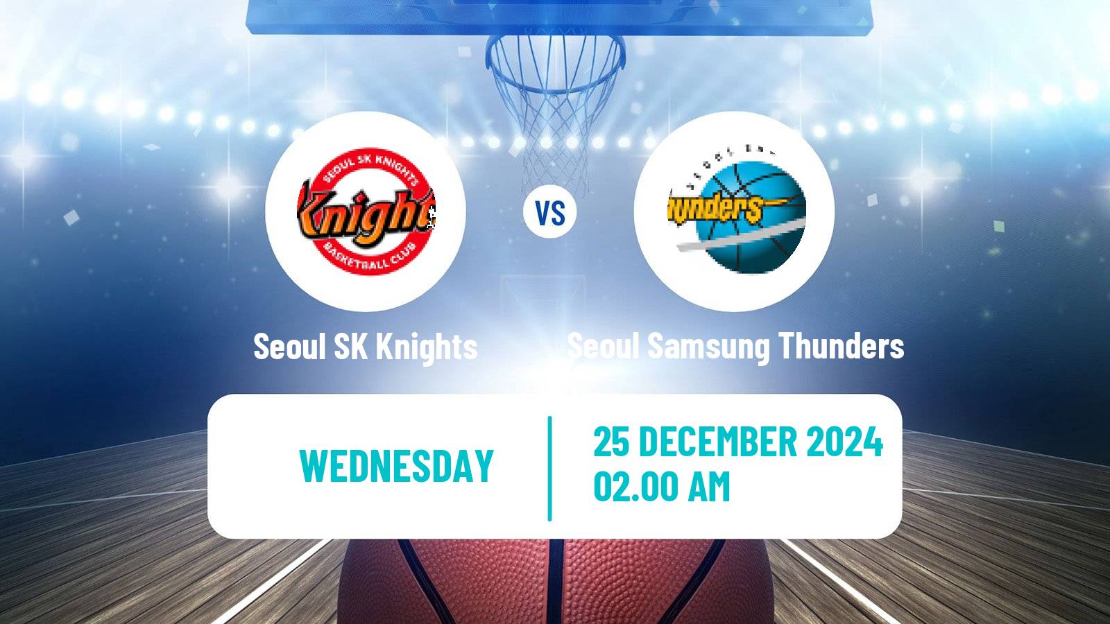 Basketball KBL Seoul SK Knights - Seoul Samsung Thunders