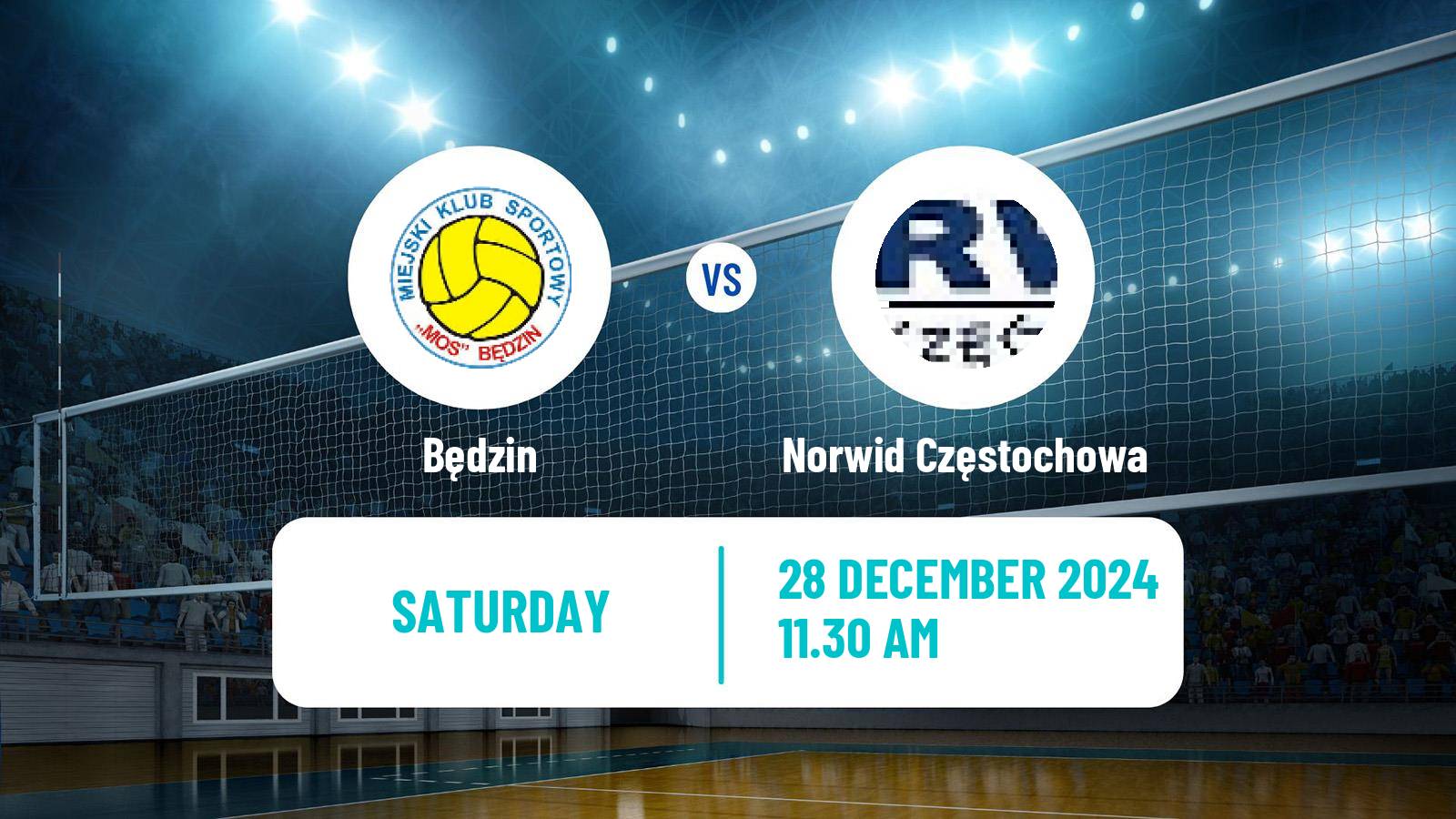 Volleyball Polish PlusLiga Będzin - Norwid Częstochowa