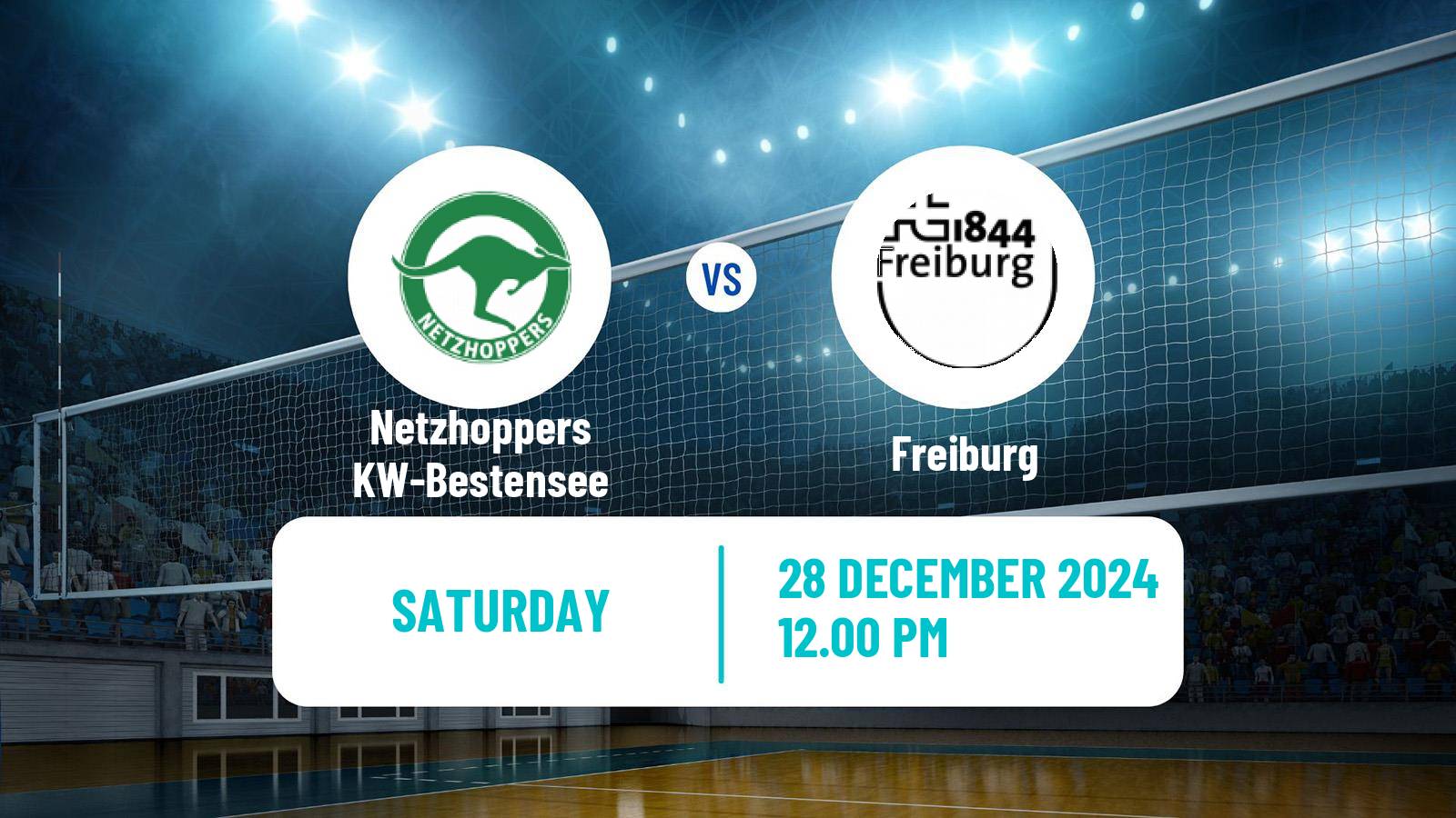 Volleyball German Bundesliga Volleyball Netzhoppers KW-Bestensee - Freiburg