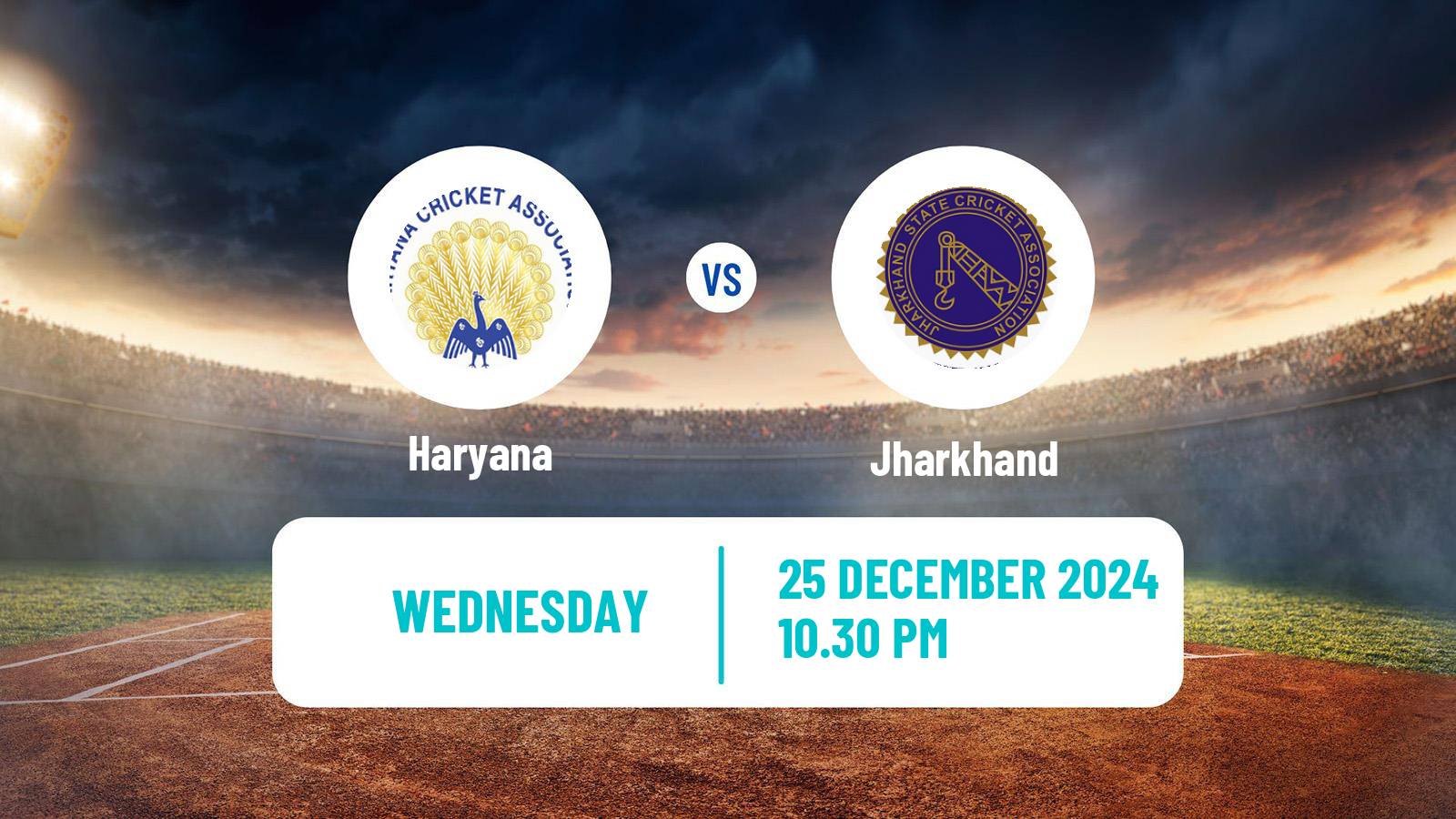 Cricket Vijay Hazare Trophy Haryana - Jharkhand