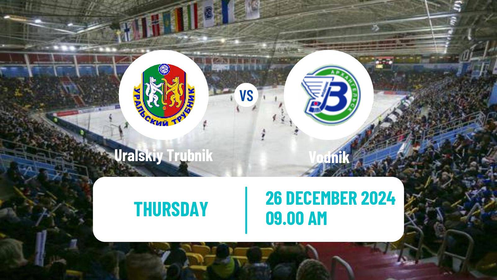 Bandy Russian Super League Bandy Uralskiy Trubnik - Vodnik