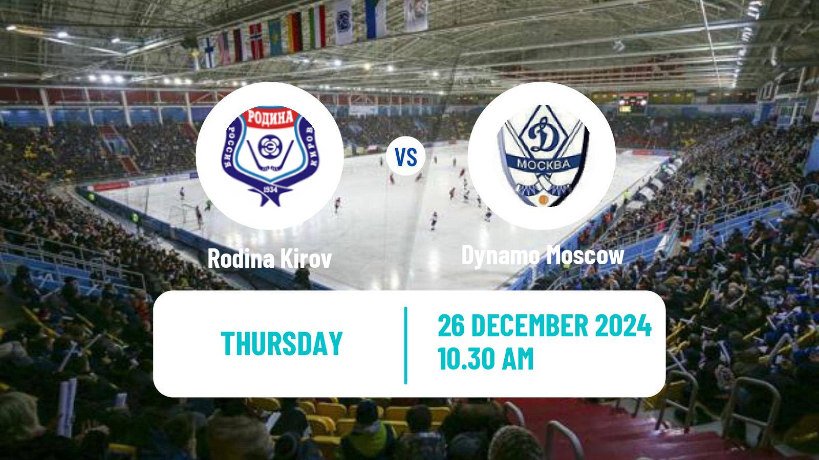 Bandy Russian Super League Bandy Rodina - Dynamo Moscow