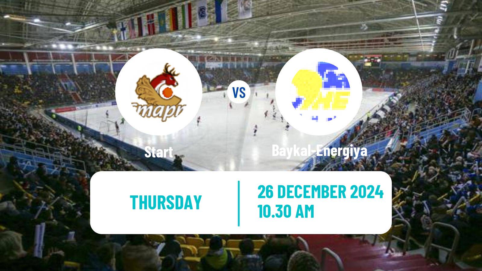 Bandy Russian Super League Bandy Start - Baykal-Energiya