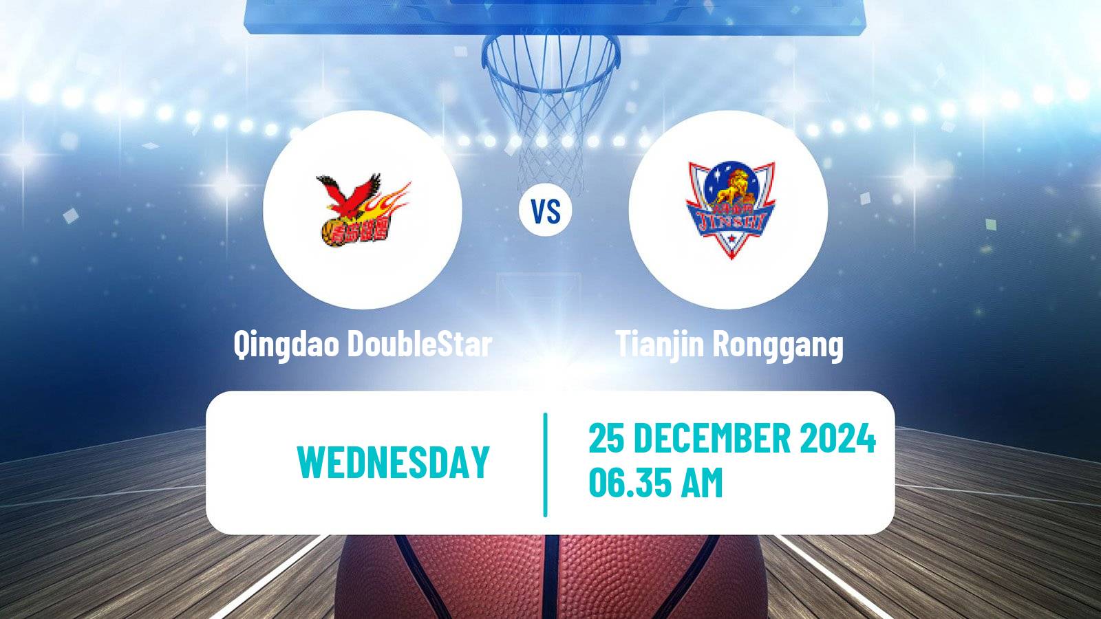 Basketball CBA Qingdao DoubleStar - Tianjin Ronggang