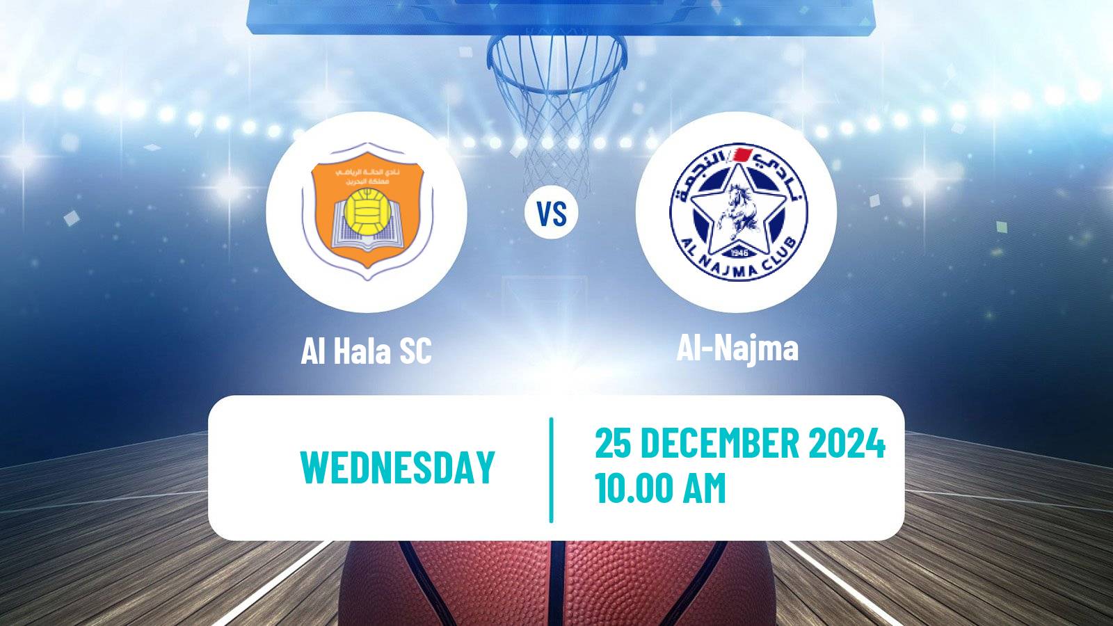 Basketball Bahraini Premier League Basketball Al Hala - Al-Najma