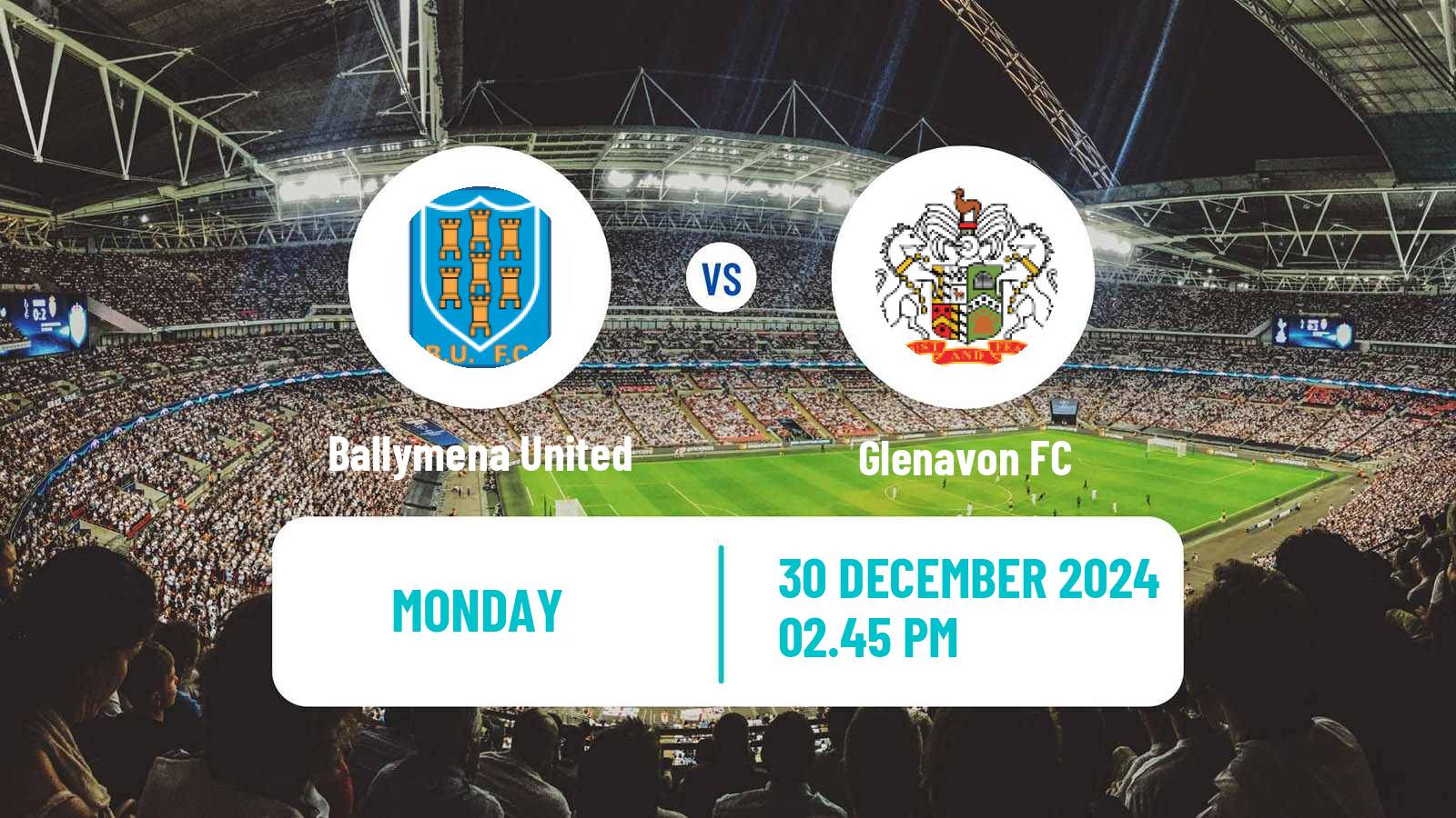 Soccer Northern Irish Premiership Ballymena United - Glenavon