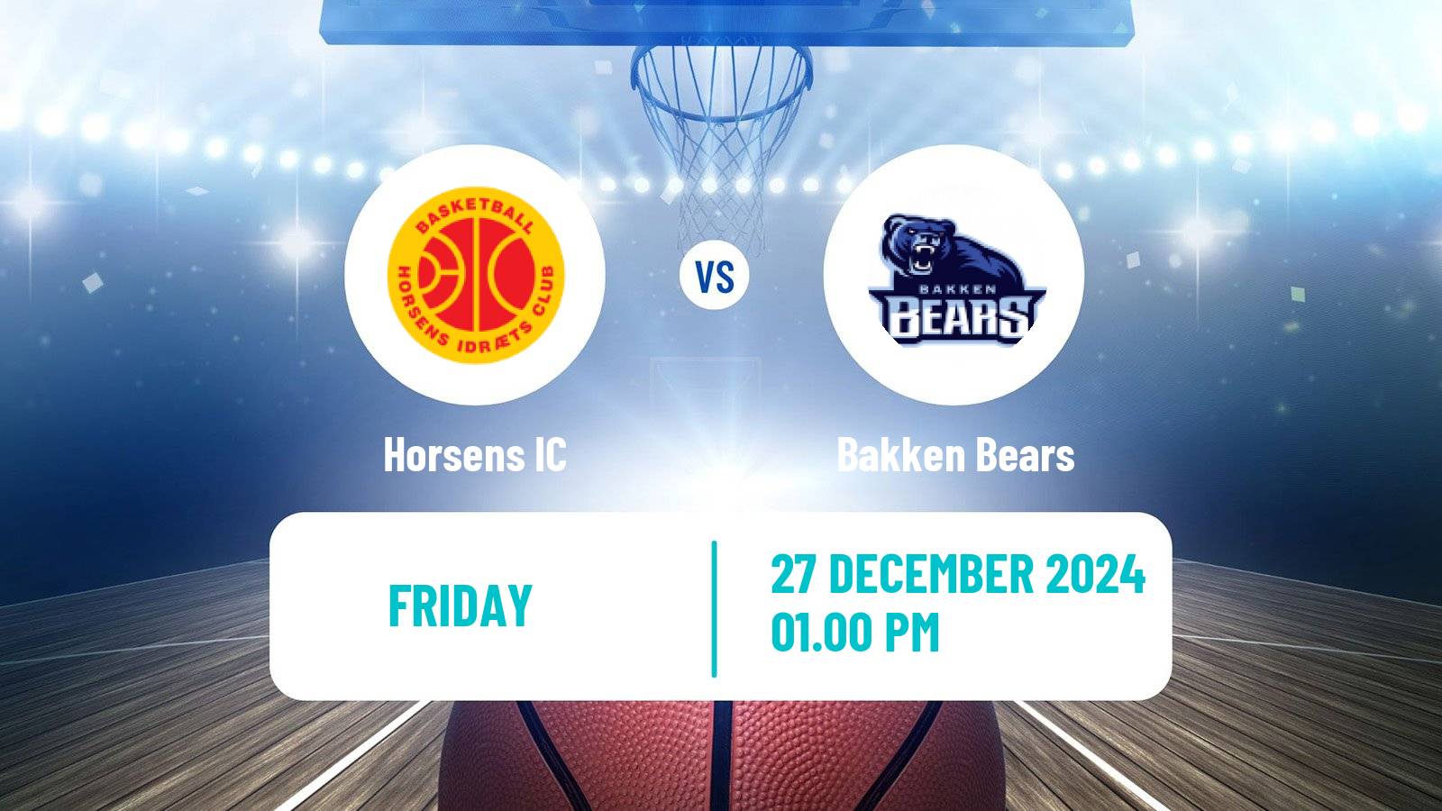 Basketball Danish Basketligaen Horsens - Bakken Bears