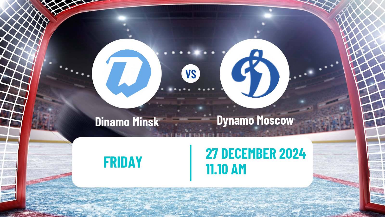 Hockey KHL Dinamo Minsk - Dynamo Moscow