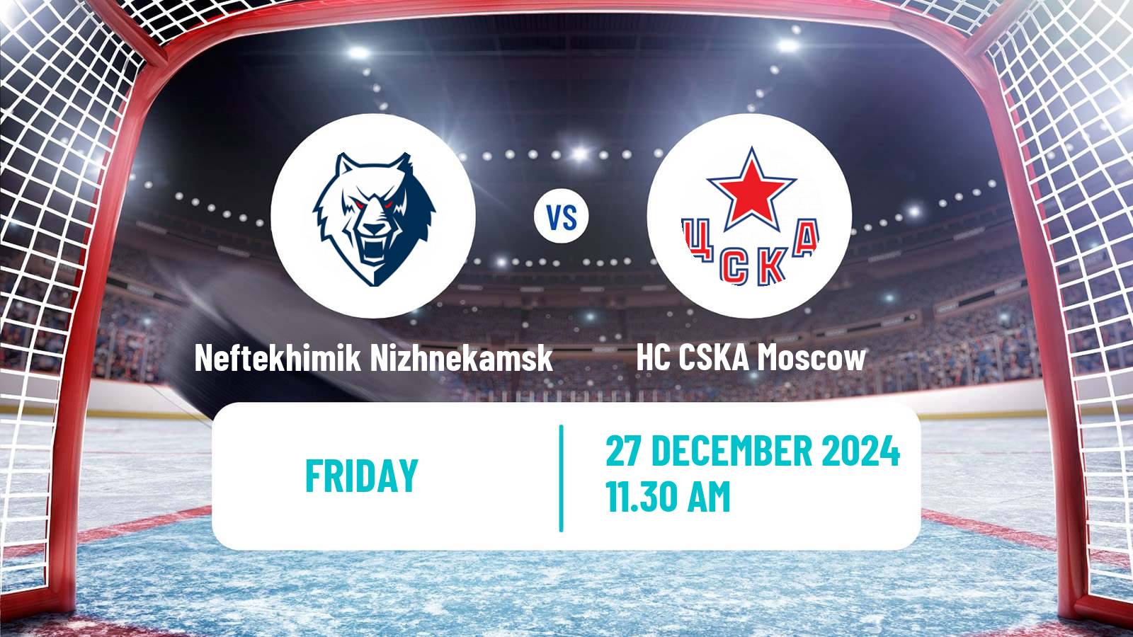 Hockey KHL Neftekhimik Nizhnekamsk - HC CSKA Moscow