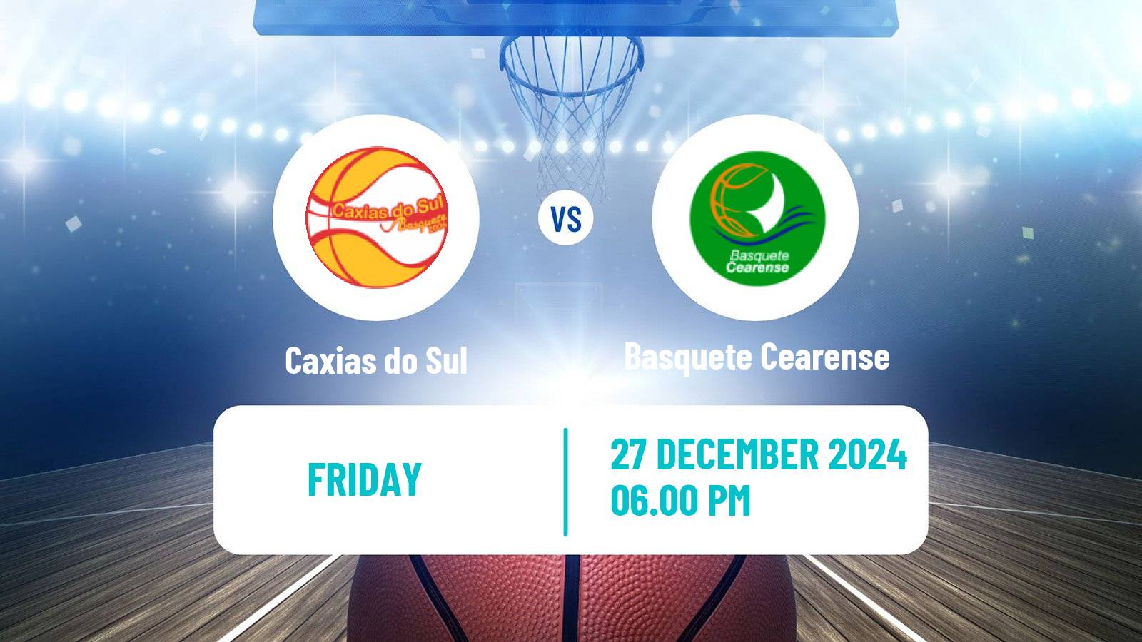 Basketball Brazilian NBB Caxias do Sul - Basquete Cearense