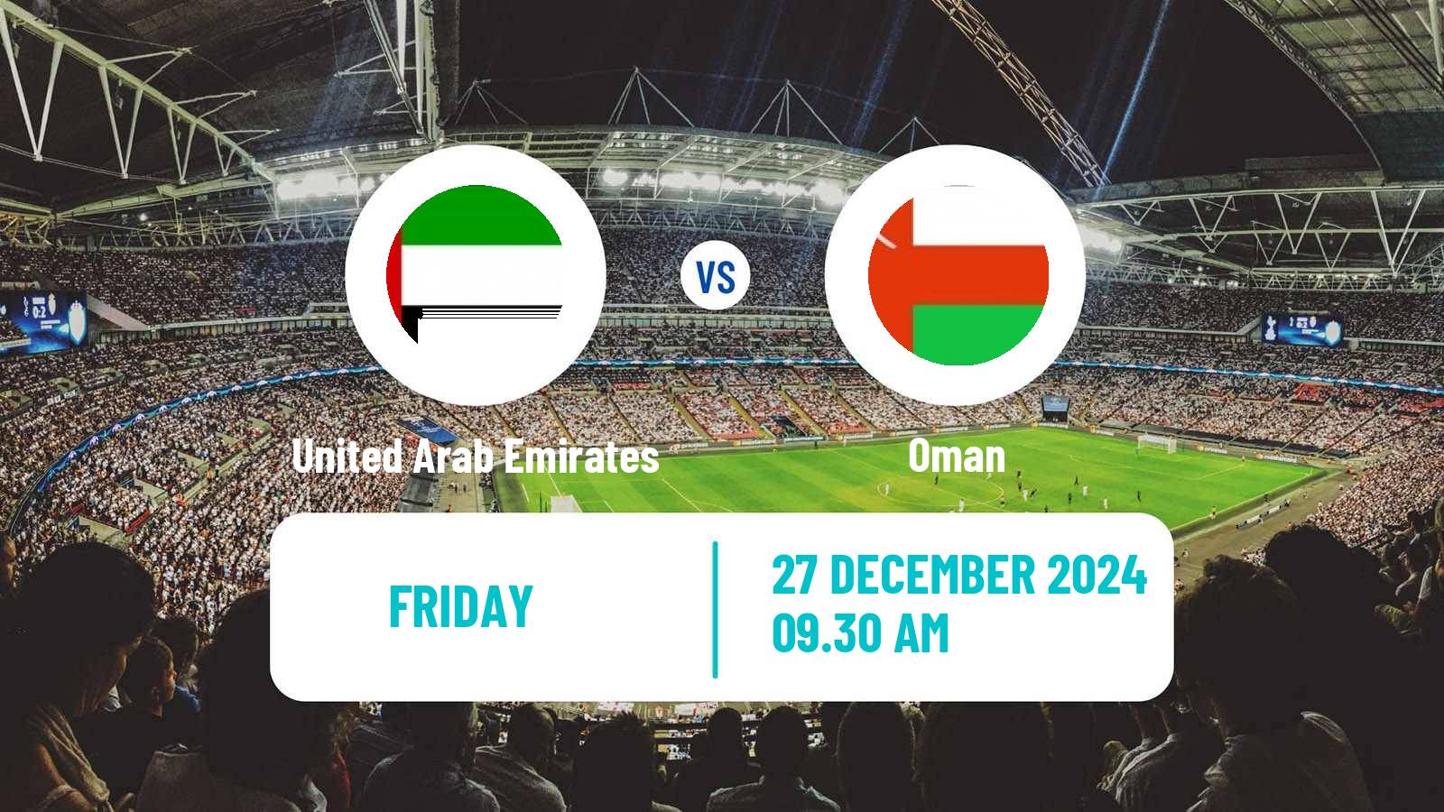 Soccer Gulf Cup of Nations United Arab Emirates - Oman