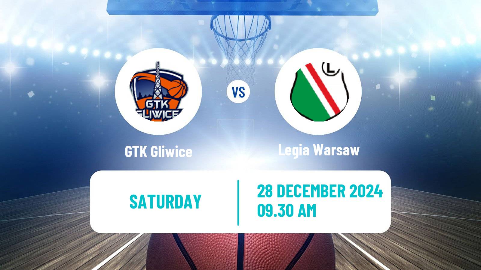 Basketball Polish Basket Liga GTK Gliwice - Legia Warsaw