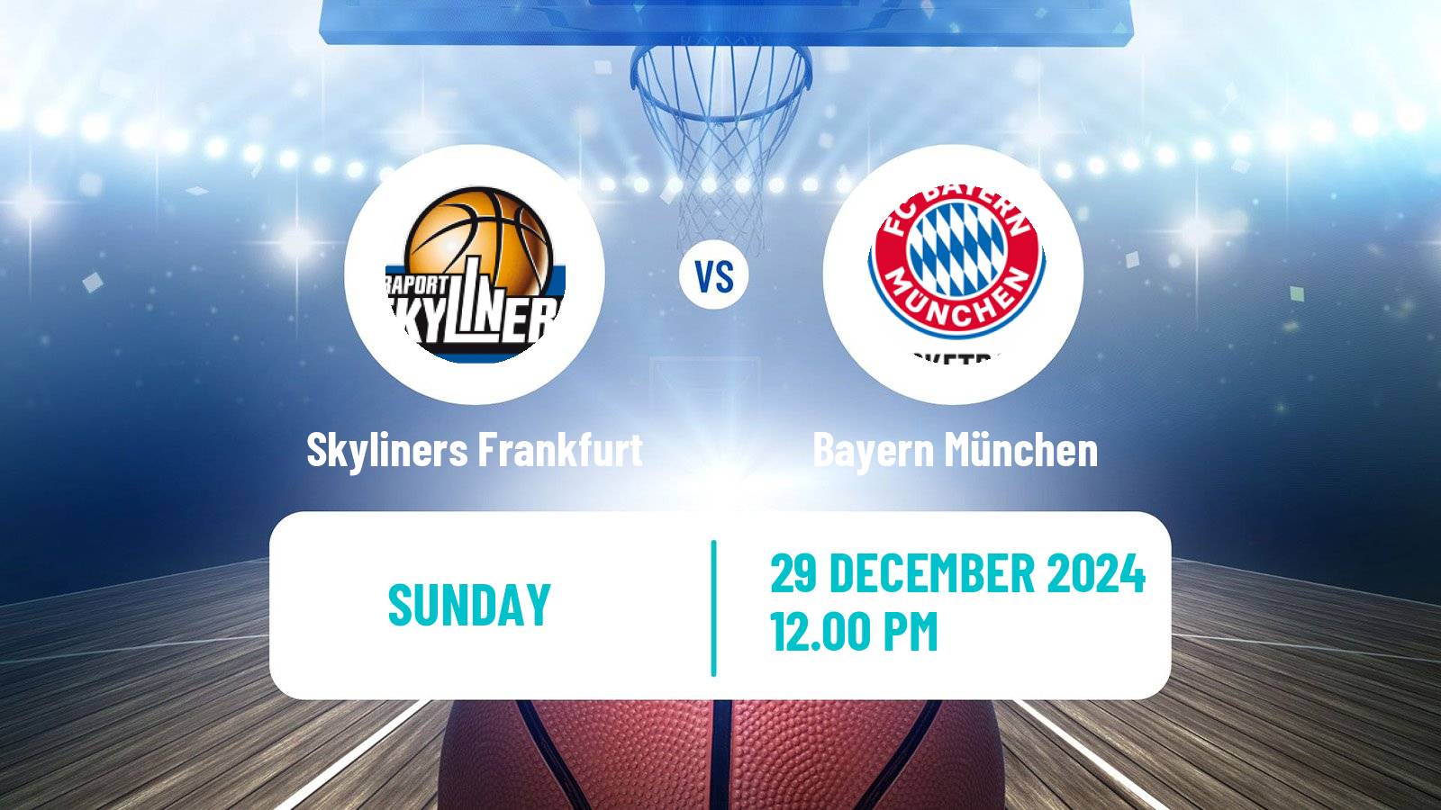 Basketball German BBL Skyliners Frankfurt - Bayern München