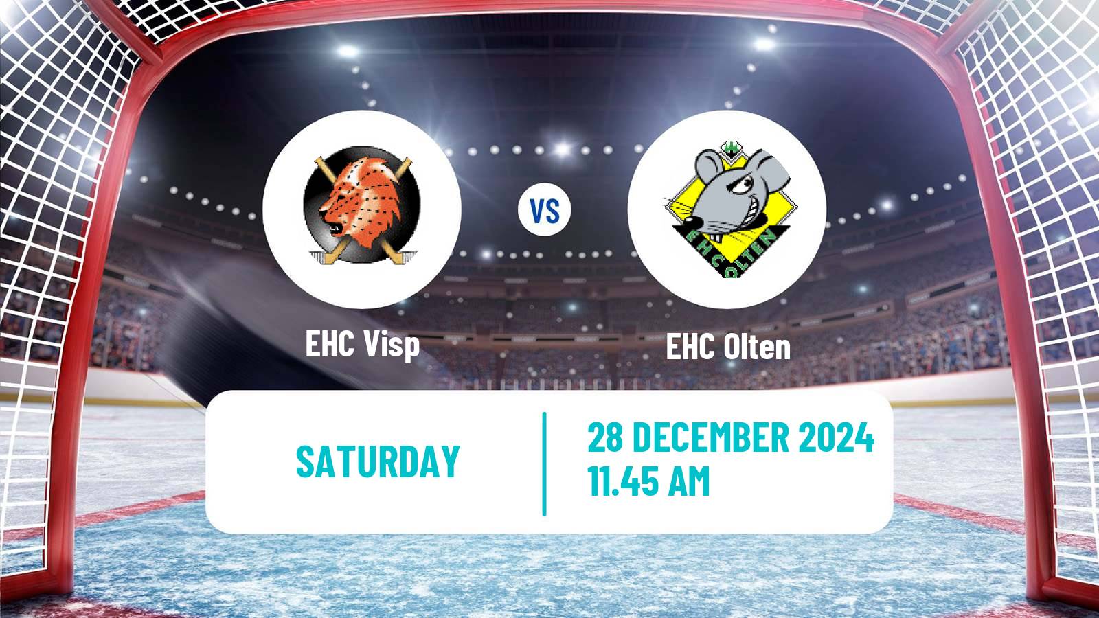 Hockey Swiss League Hockey Visp - Olten