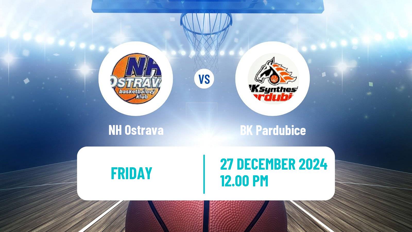 Basketball Czech NBL NH Ostrava - Pardubice