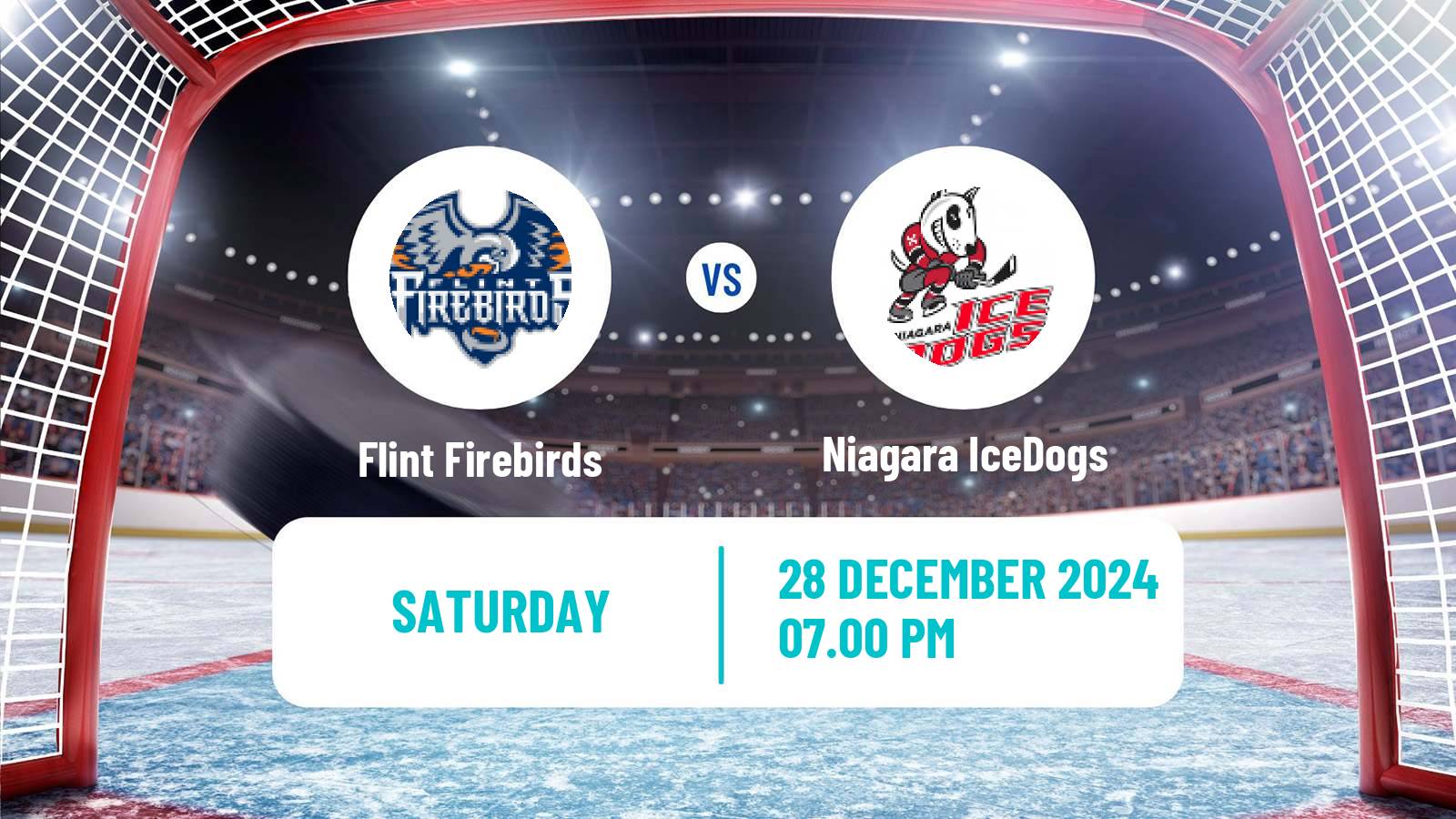 Hockey OHL Flint Firebirds - Niagara IceDogs