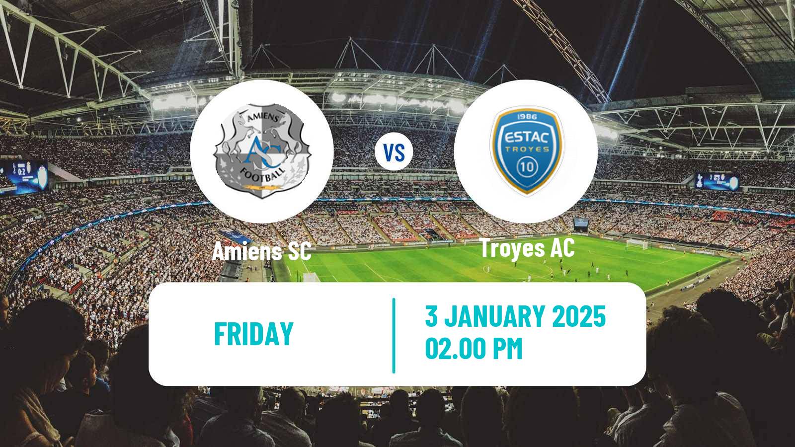 Soccer French Ligue 2 Amiens - Troyes