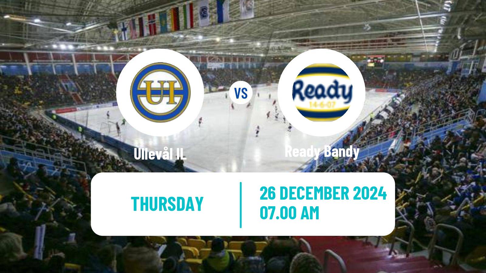 Bandy Norwegian Eliteserien Bandy Ullevål - Ready