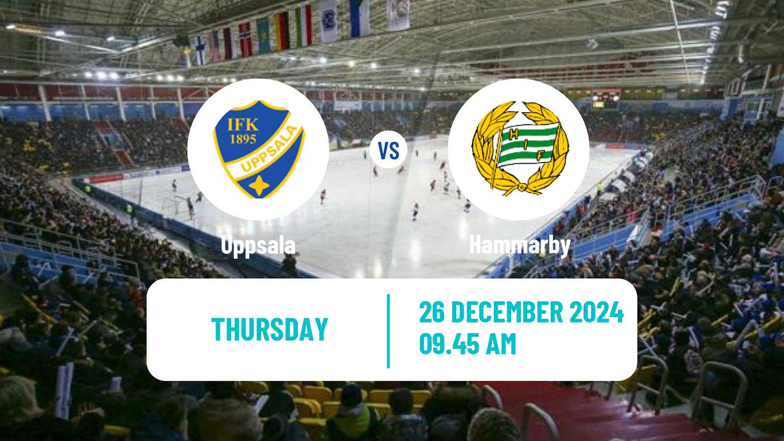 Bandy Swedish Elitserien Bandy Women Uppsala - Hammarby