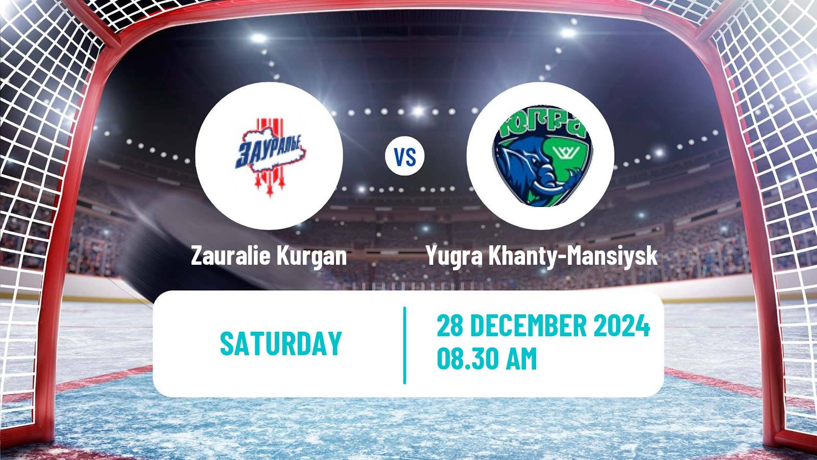 Hockey VHL Zauralie Kurgan - Yugra Khanty-Mansiysk