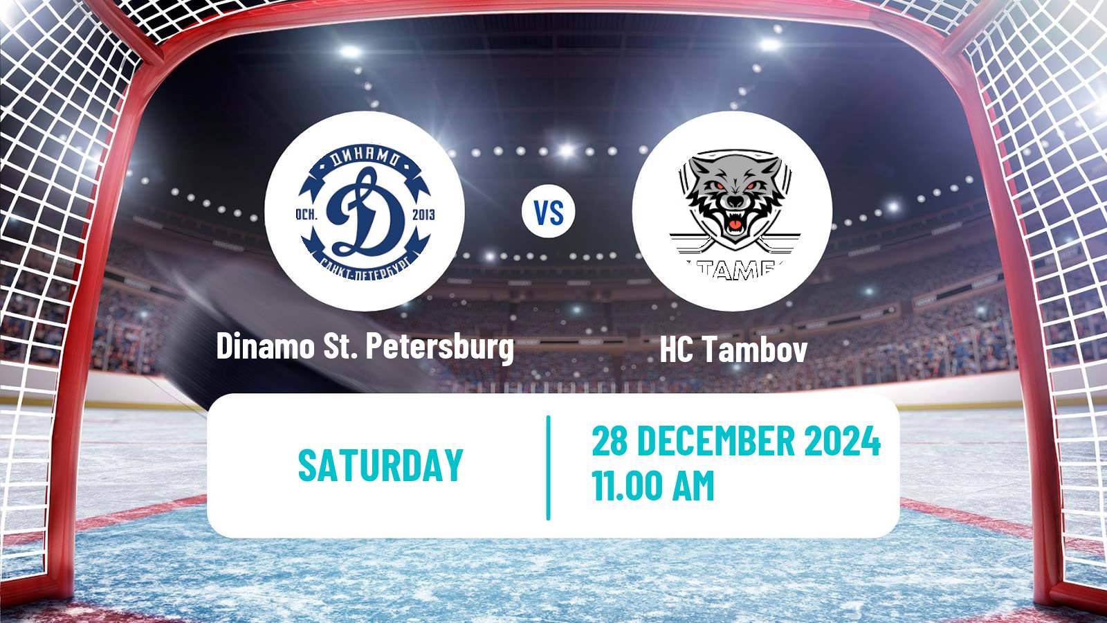 Hockey VHL Dinamo St. Petersburg - Tambov