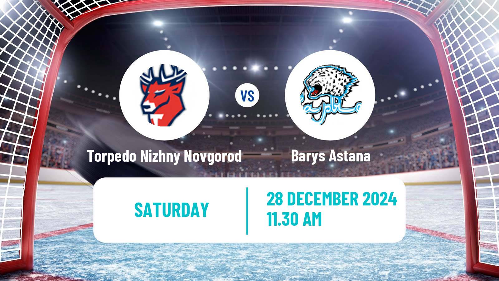 Hockey KHL Torpedo Nizhny Novgorod - Barys Astana