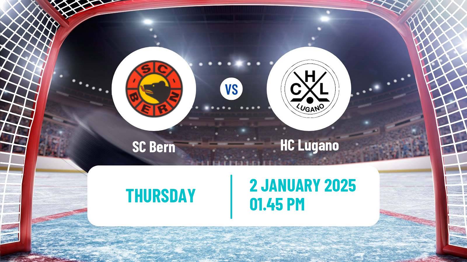 Hockey Swiss National League Hockey Bern - Lugano