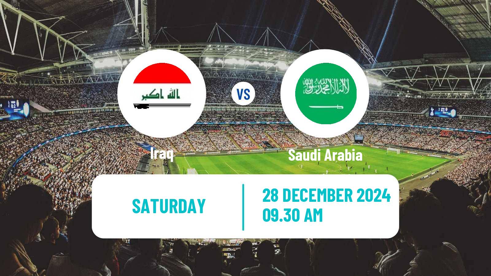 Soccer Gulf Cup of Nations Iraq - Saudi Arabia