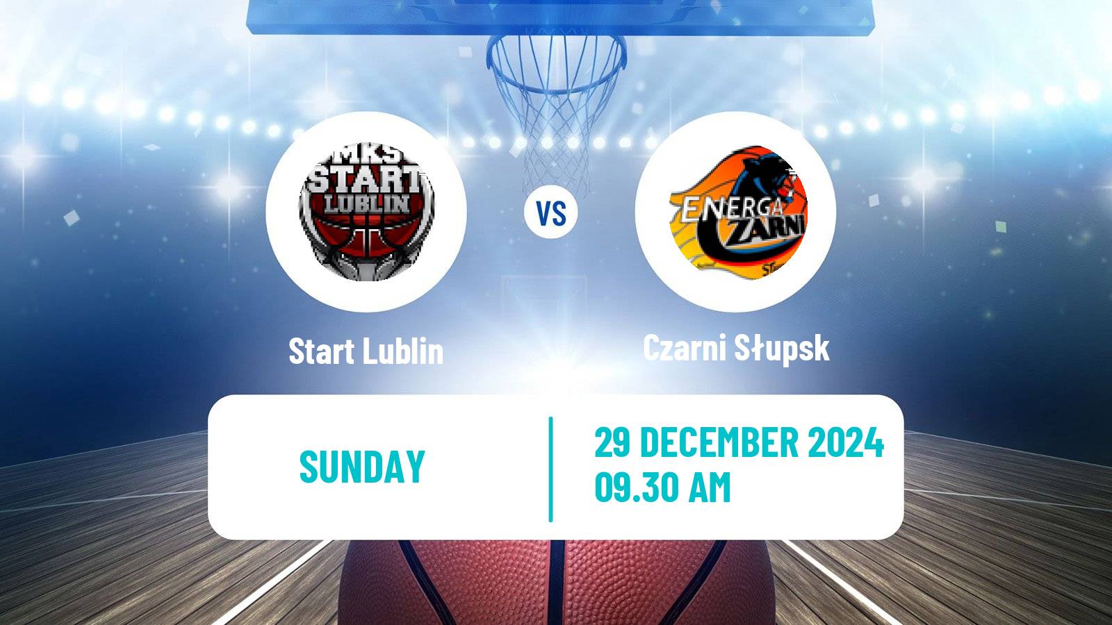 Basketball Polish Basket Liga Start Lublin - Czarni Słupsk