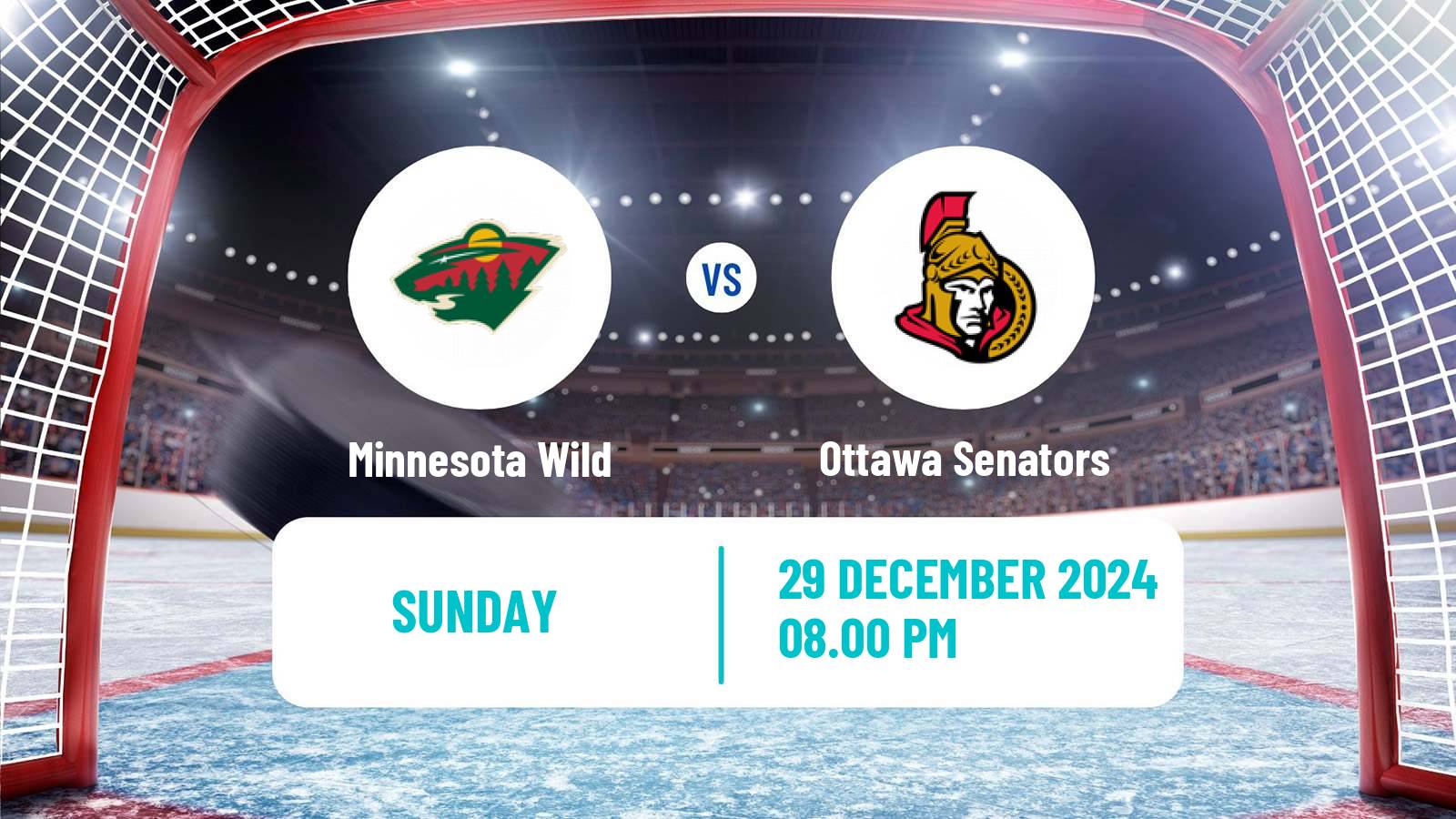 Hockey NHL Minnesota Wild - Ottawa Senators