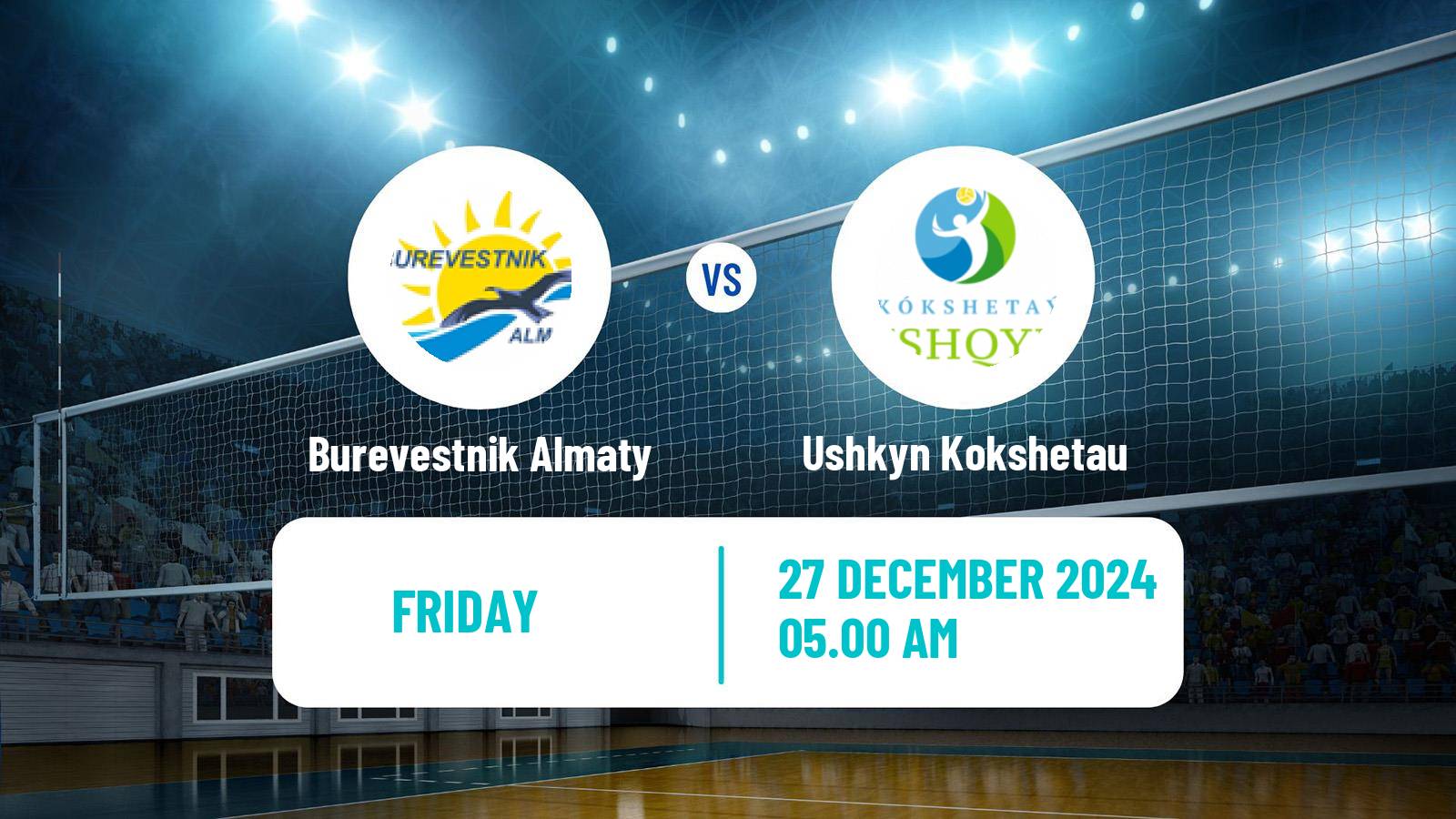 Volleyball Kazakh National League Volleyball Burevestnik Almaty - Ushkyn Kokshetau