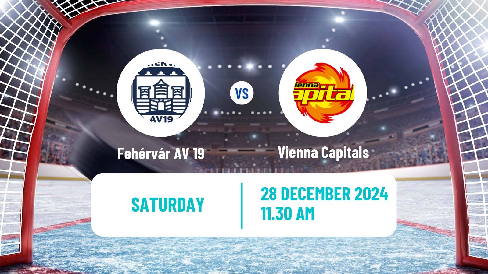 Hockey Austrian Ice Hockey League Fehérvár AV 19 - Vienna Capitals