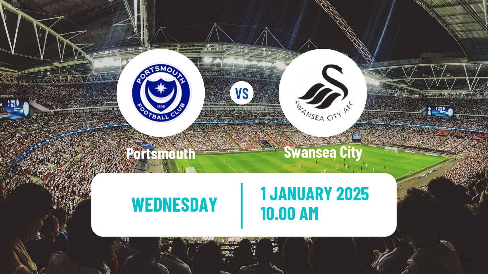 Soccer English League Championship Portsmouth - Swansea City