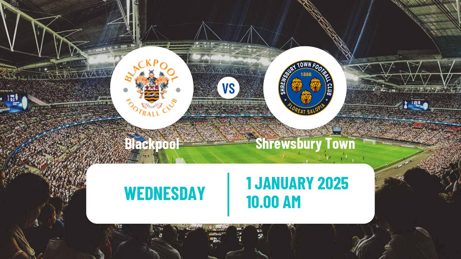 Soccer English League One Blackpool - Shrewsbury Town