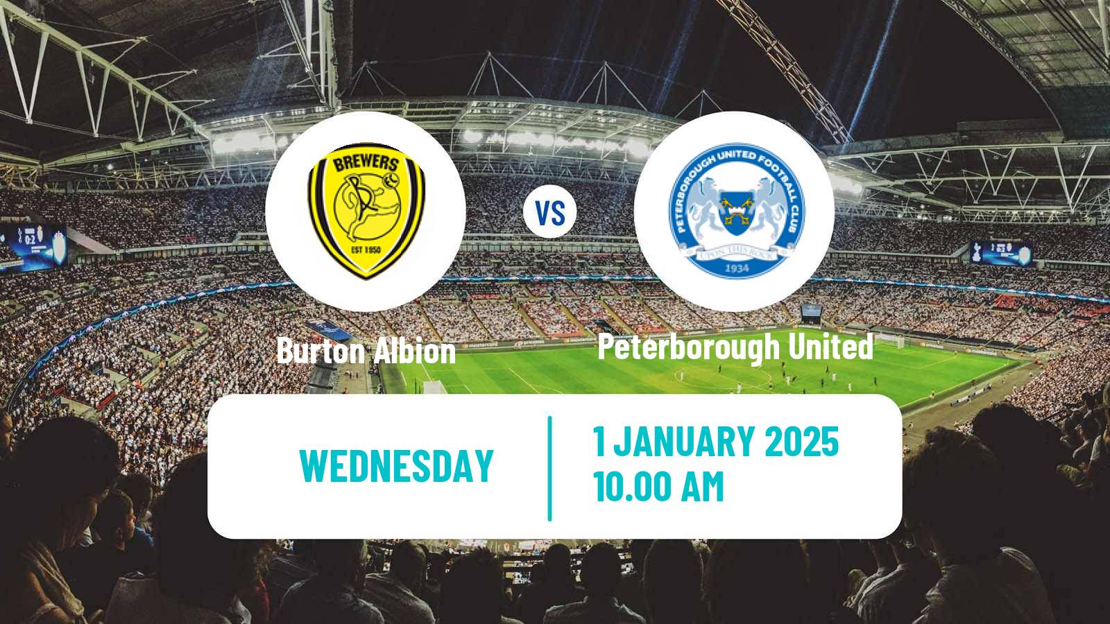 Soccer English League One Burton Albion - Peterborough United