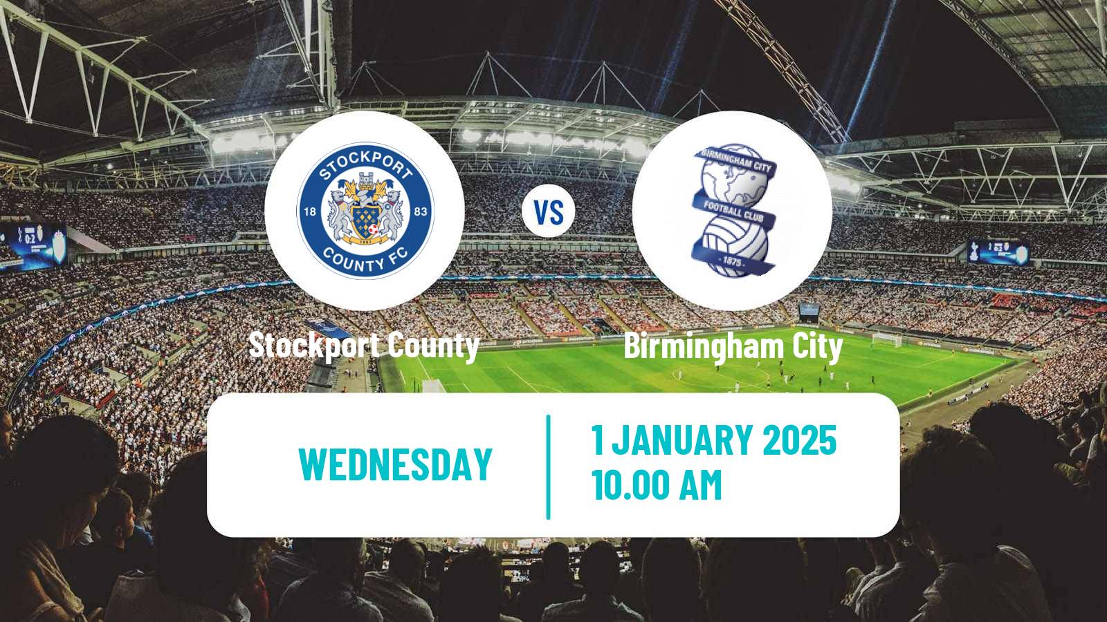 Soccer English League One Stockport County - Birmingham City