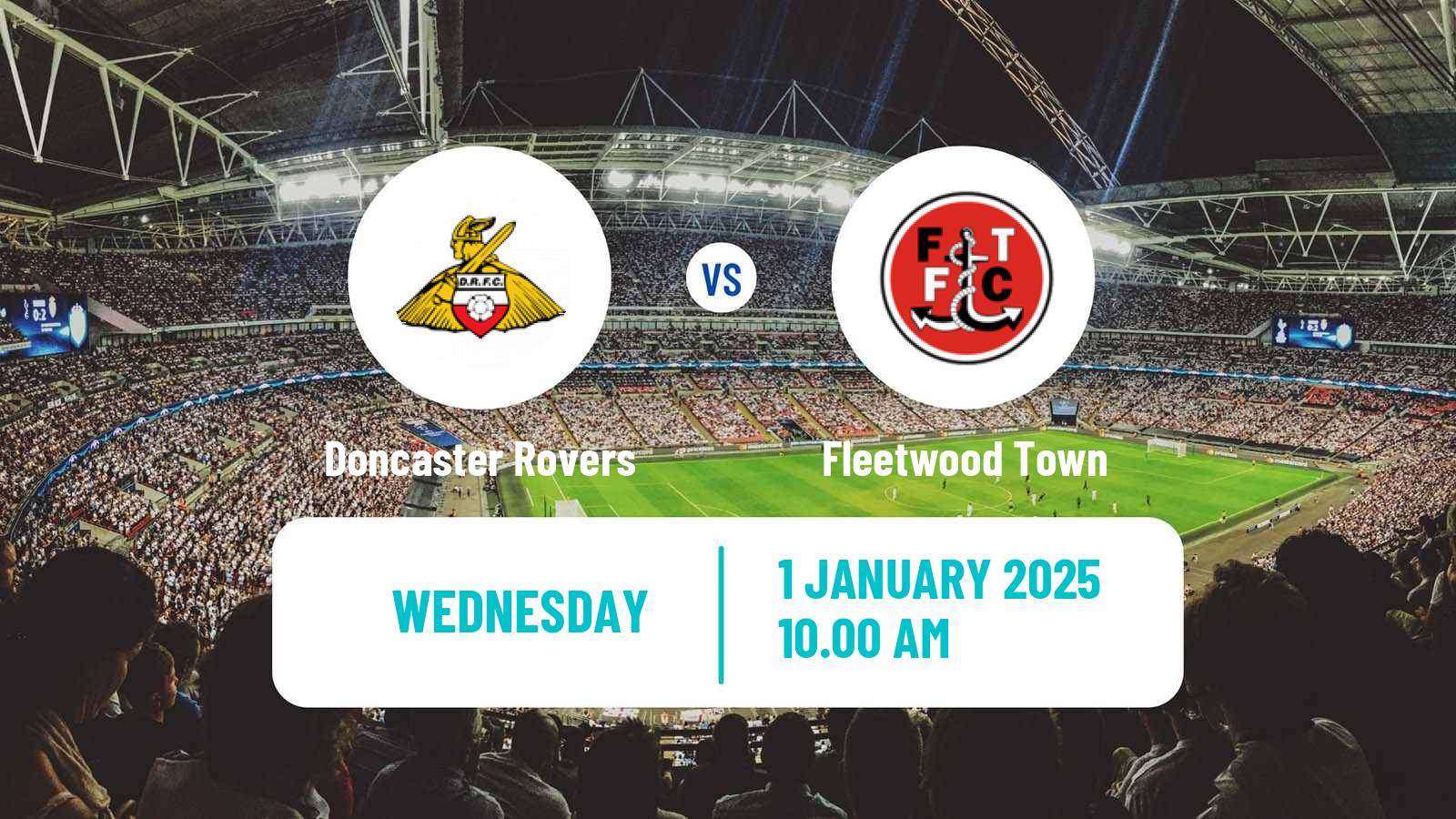 Soccer English League Two Doncaster Rovers - Fleetwood Town