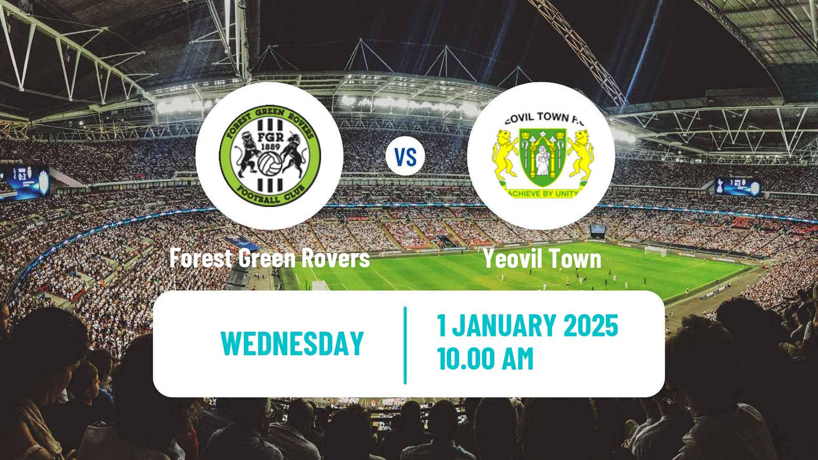 Soccer English National League Forest Green Rovers - Yeovil Town