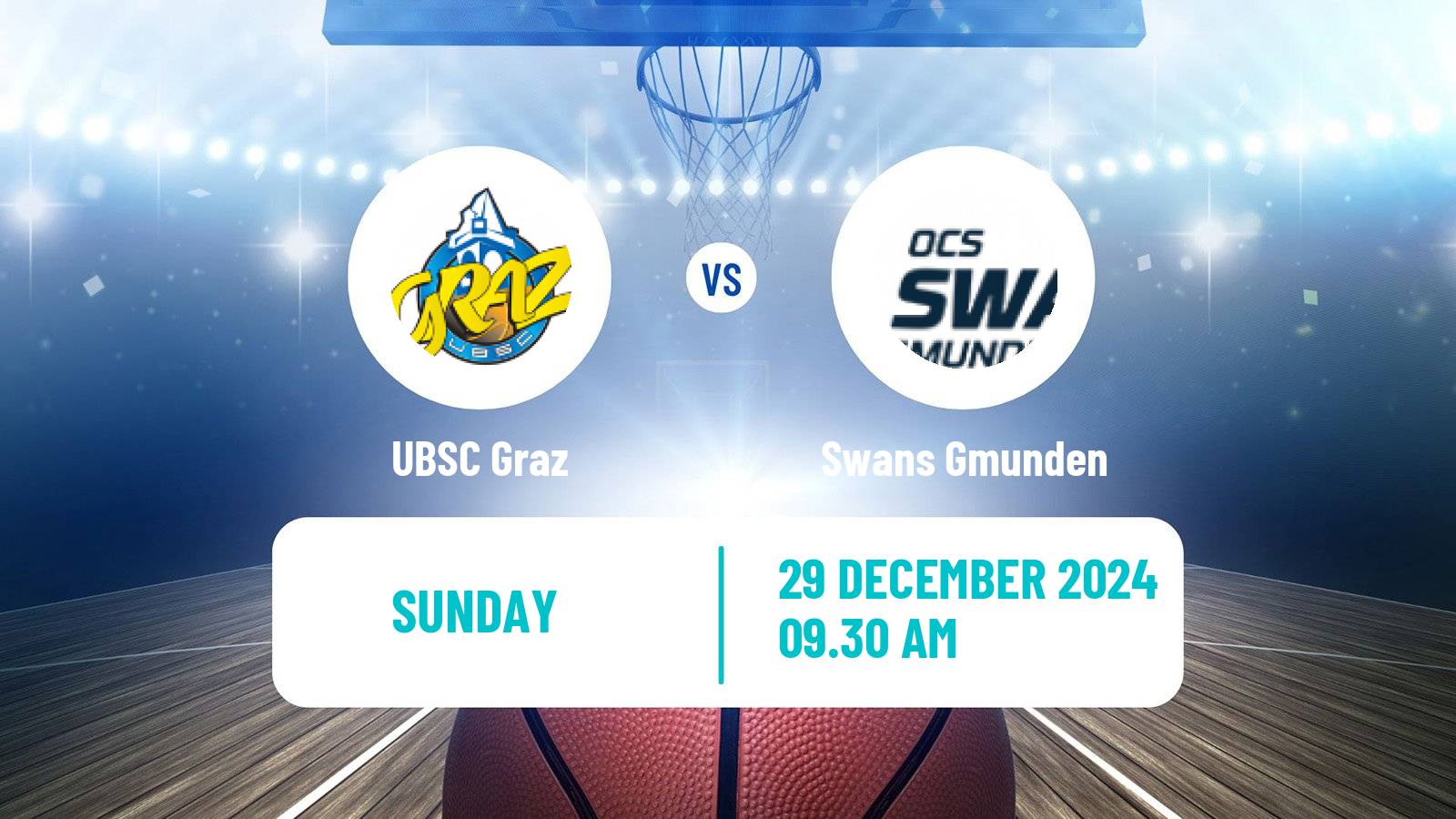 Basketball Austrian Superliga Basketball UBSC Graz - Swans Gmunden