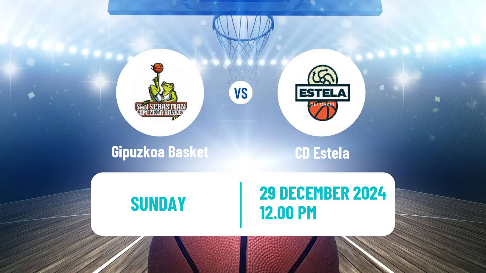 Basketball Spanish LEB Oro Gipuzkoa Basket - Estela