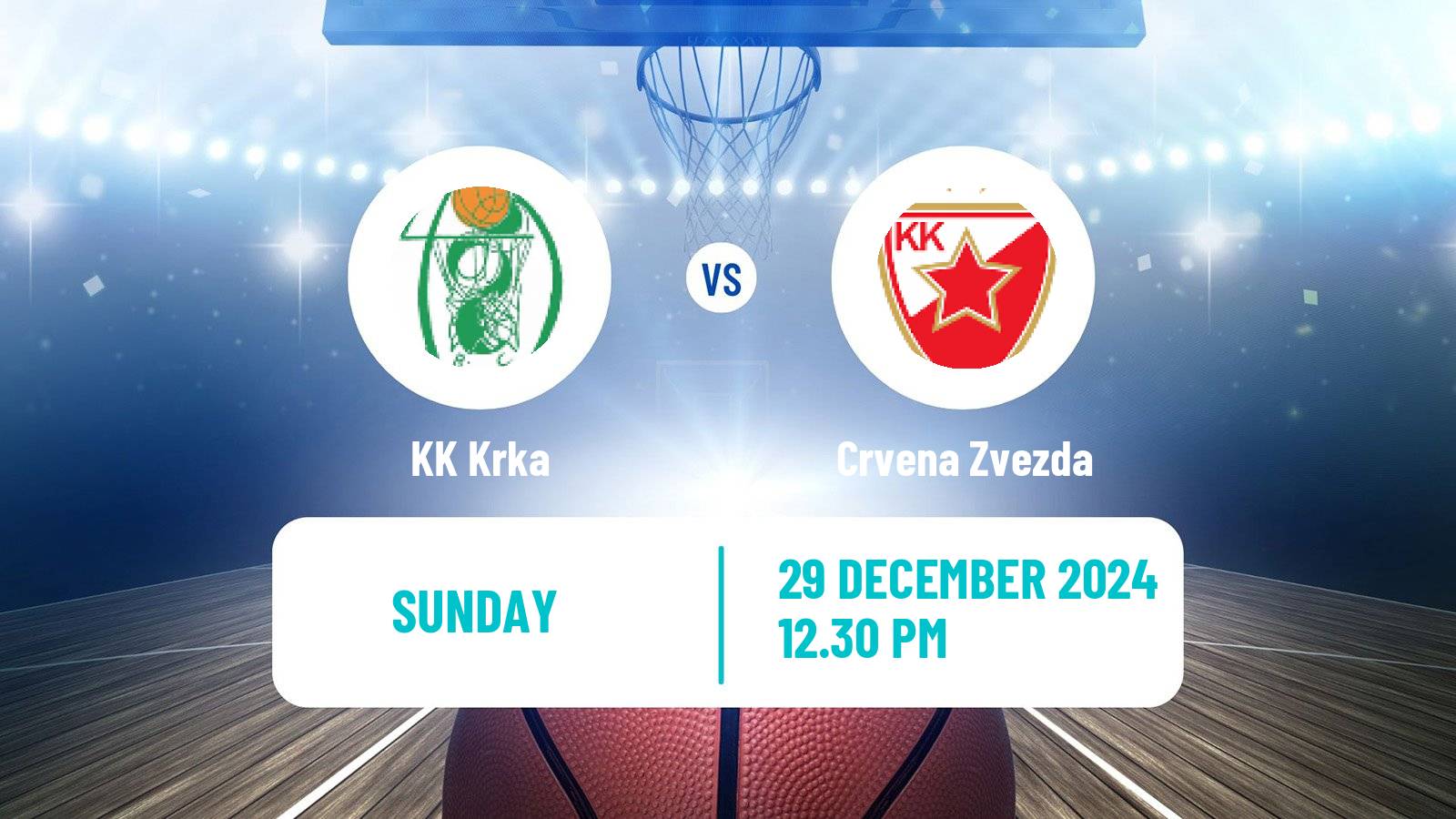 Basketball Adriatic League Krka - Crvena Zvezda