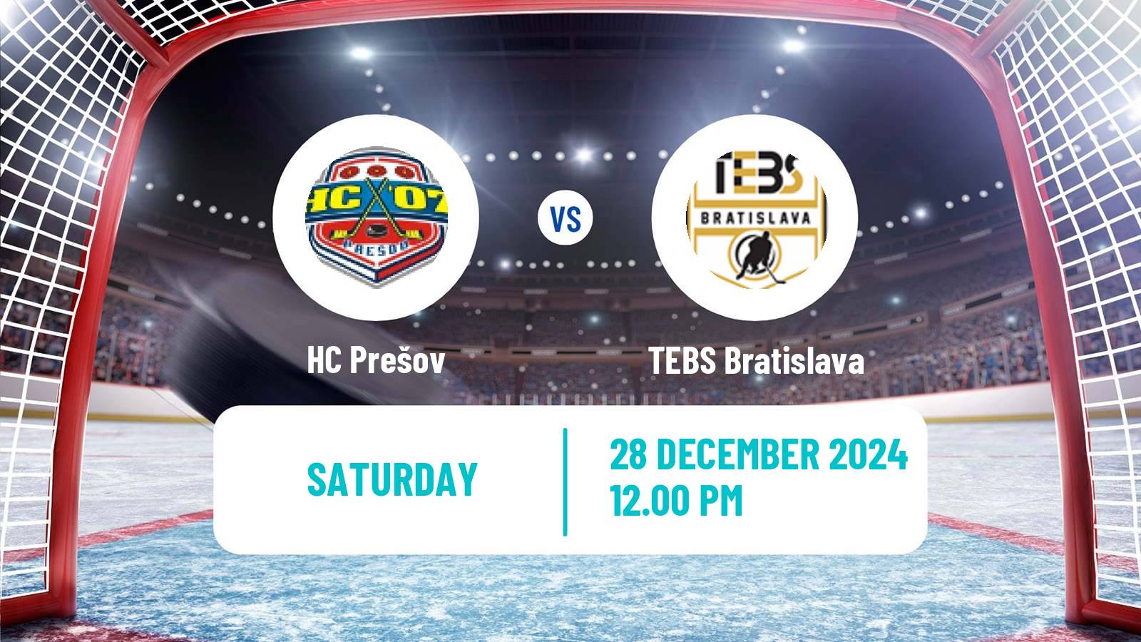 Hockey Slovak 1 Liga Hockey Prešov - TEBS Bratislava