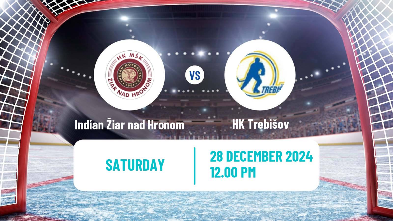 Hockey Slovak 1 Liga Hockey Indian Žiar nad Hronom - Trebišov