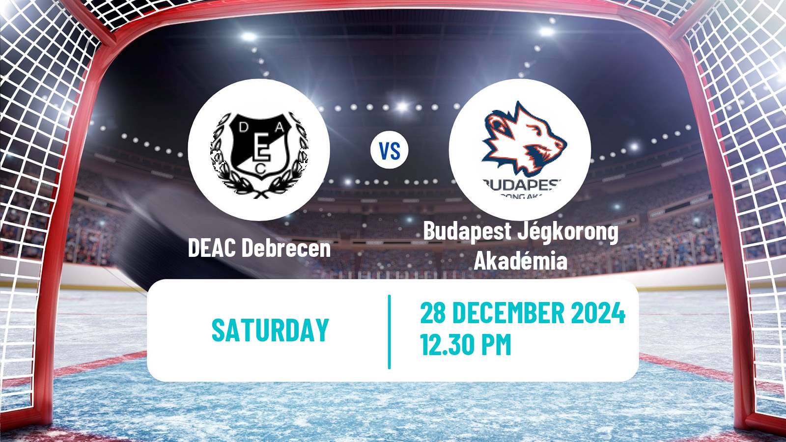 Hockey Hungarian Erste Liga Hockey DEAC Debrecen - Budapest Jégkorong Akadémia