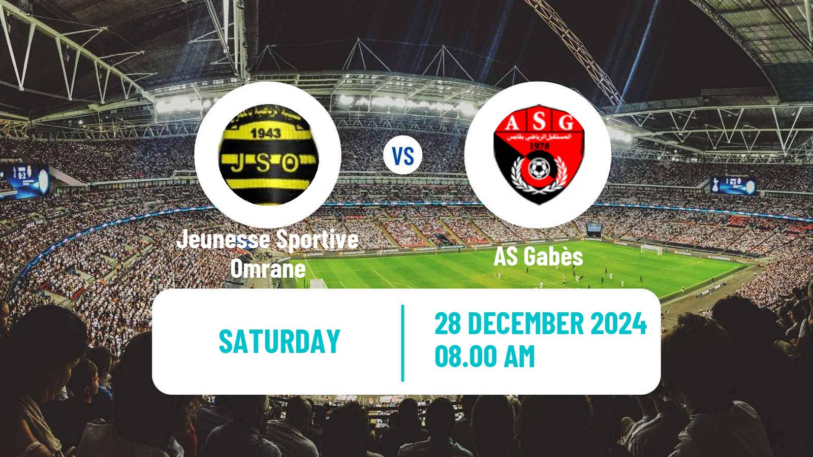 Soccer Tunisian Ligue Professionnelle 1 Jeunesse Sportive Omrane - Gabès