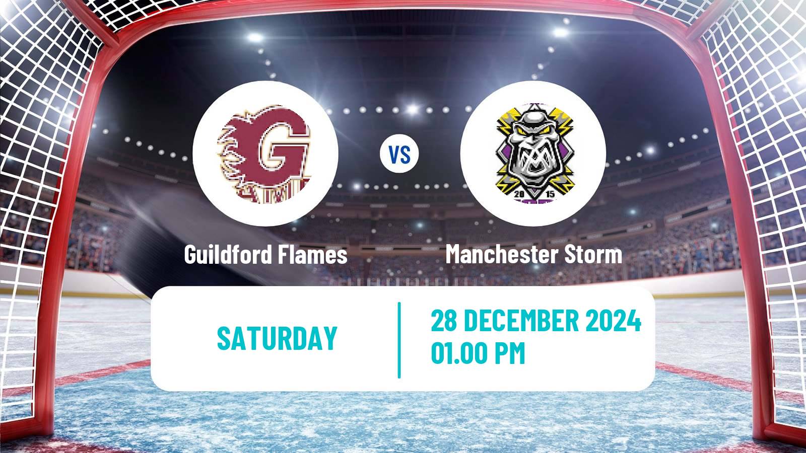 Hockey United Kingdom Elite League Guildford Flames - Manchester Storm