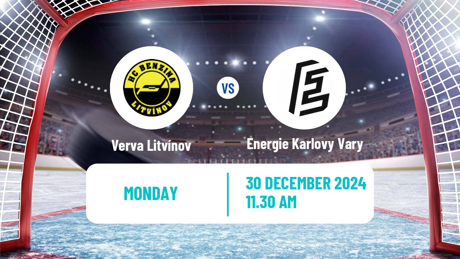 Hockey Czech Extraliga Verva Litvínov - Energie Karlovy Vary