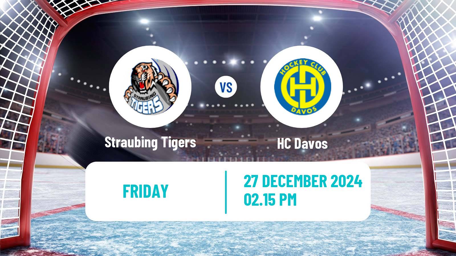 Hockey Spengler Cup Straubing Tigers - Davos