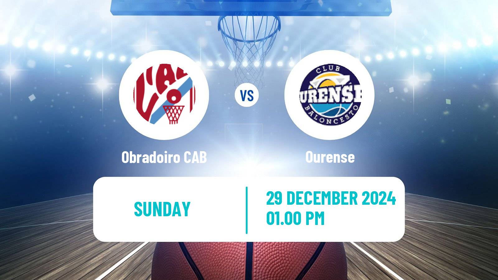 Basketball Spanish LEB Oro Obradoiro CAB - Ourense