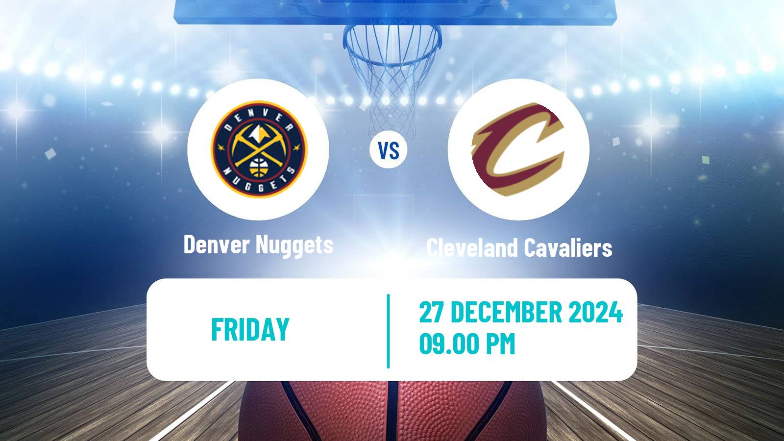 Basketball NBA Denver Nuggets - Cleveland Cavaliers